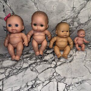 Berenguer Lil Cutesies Chubby Baby Dolls Lot Mini